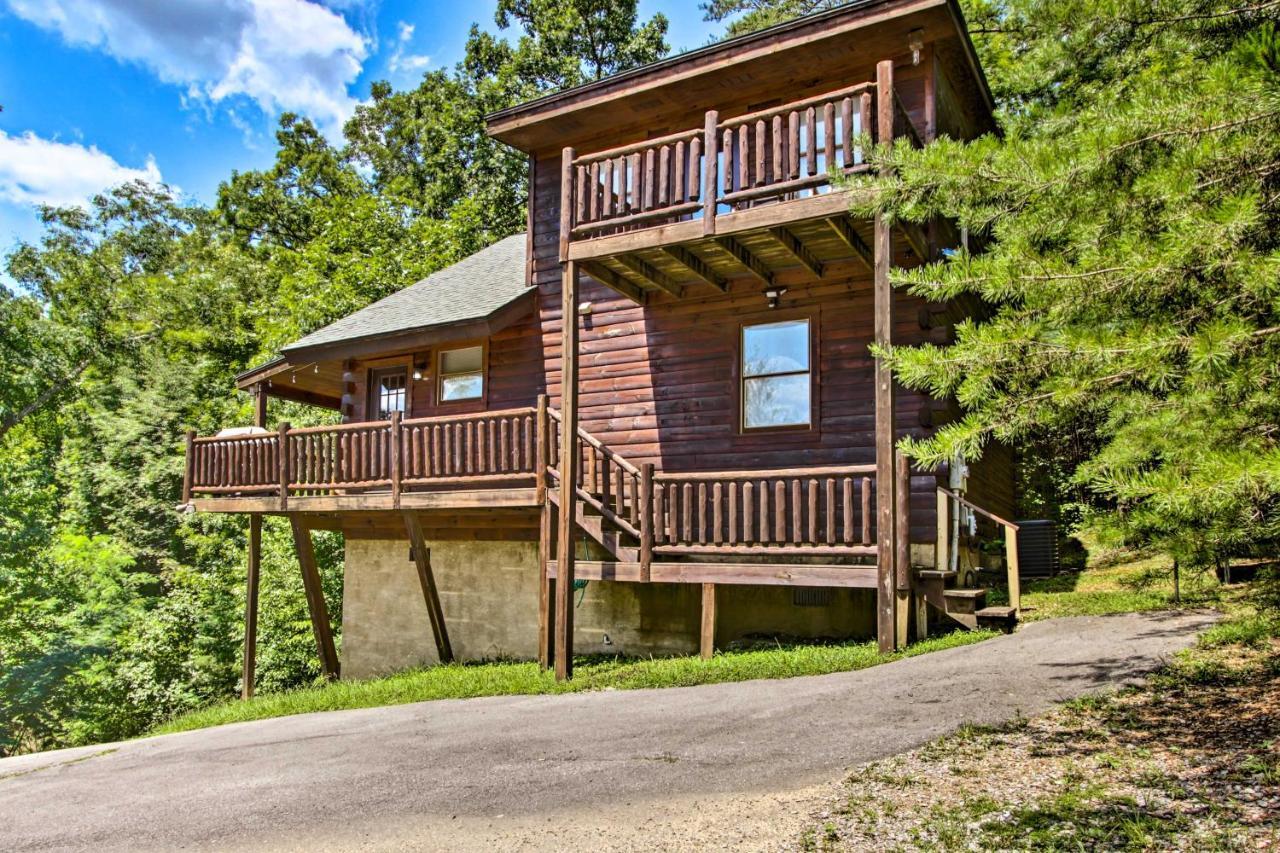 Cabin With Hot Tub And Deck About 12 Mi To Pigeon Forge! 세비어빌 외부 사진